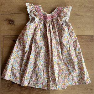 Adorable floral liberty print style toddler dress